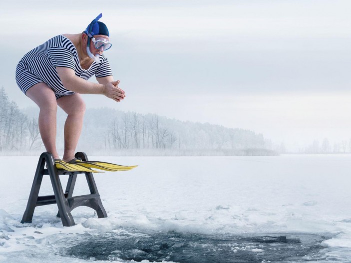 Winter Ice Bath